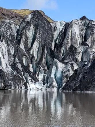 Glacier, reflected