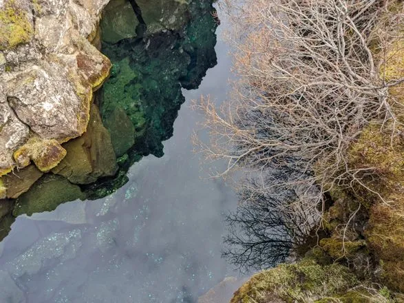 Clear water in the rift